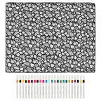 Fruit Design coloring blanket